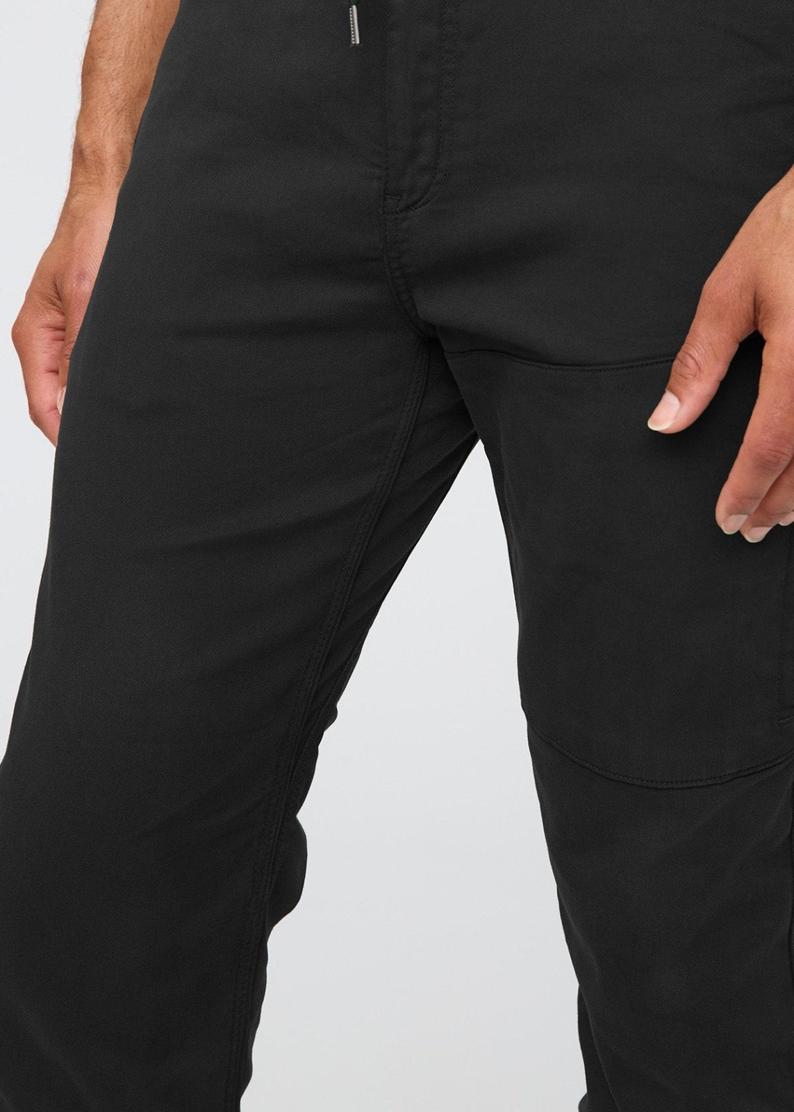Men's Black Athletic Jogger Gusset