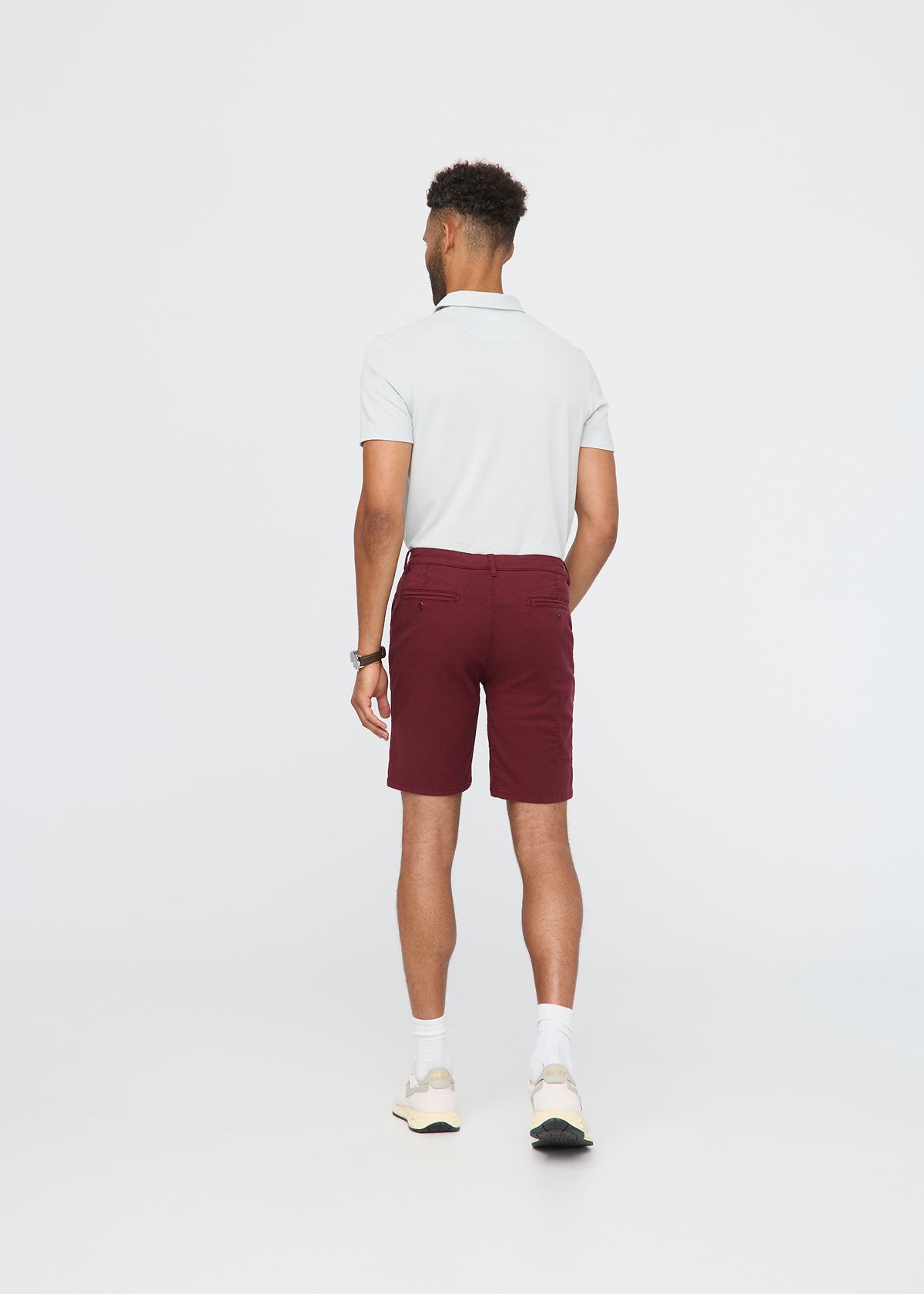 Men's Mahogany lightweight shorts back