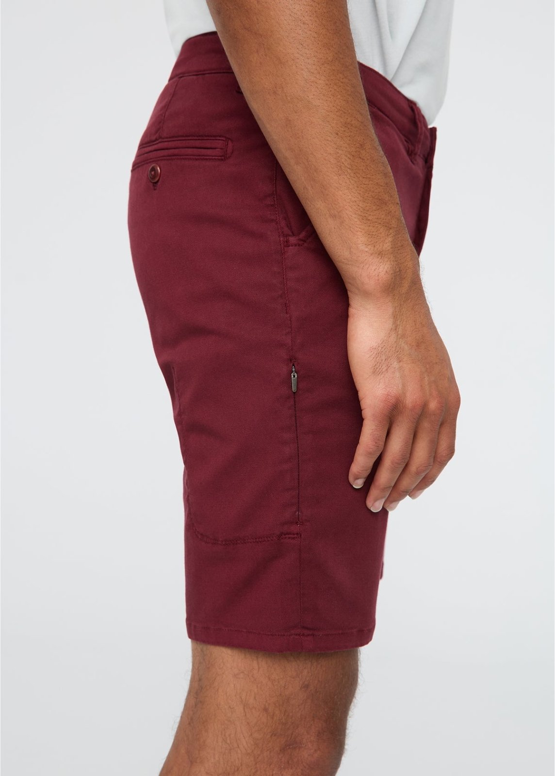 Men's Mahogany lightweight shorts side